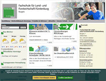 Tablet Screenshot of fachschule-fuerstenburg.it